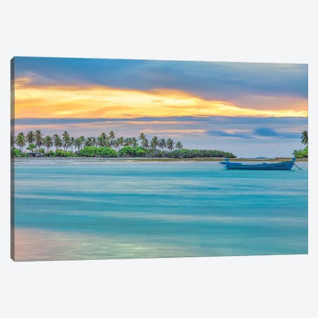 Paradise Island Sunset Canvas Print #PAU237} by Mark Paulda Art Print