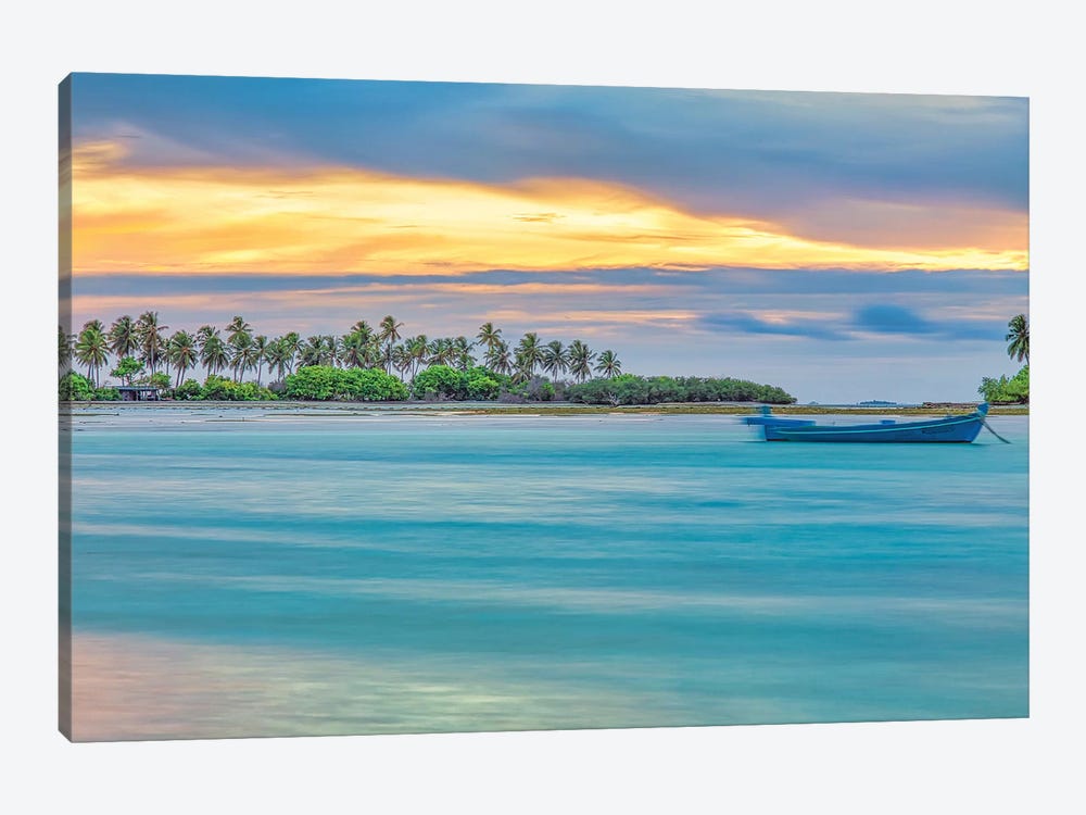 Paradise Island Sunset by Mark Paulda 1-piece Canvas Print