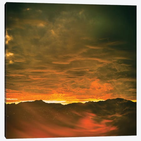Mountain Sunset Canvas Print #PAU243} by Mark Paulda Canvas Print