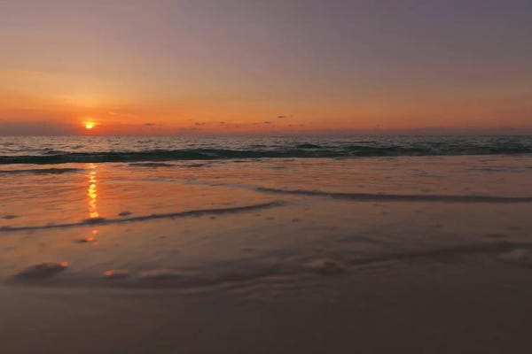 Calm: Sunset Over Aruba by Mark Paulda