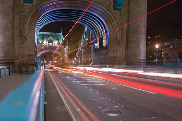 Tower Bridge: Tower Bridge At Night I, London, England, United Kingdom by Mark Paulda