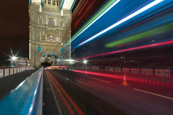 Tower Bridge: Tower Bridge At Night II, London, England, United Kingdom by Mark Paulda