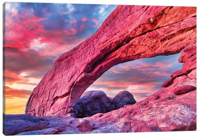 Moab Arch Canvas Art Print - Mark Paulda