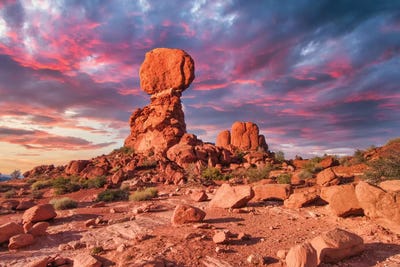 Balanced Rock by Mark Paulda framed wall art