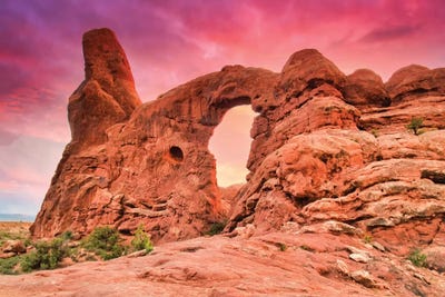 Desert Pink Sunset by Mark Paulda framed wall art