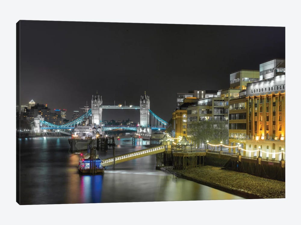 Tower Bridge From Afar, London, England, United Kingdom by Mark Paulda 1-piece Canvas Artwork
