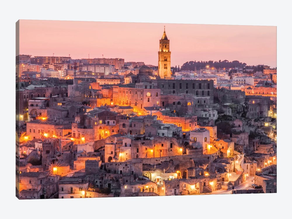 A Night In Matera Italy by Mark Paulda 1-piece Art Print