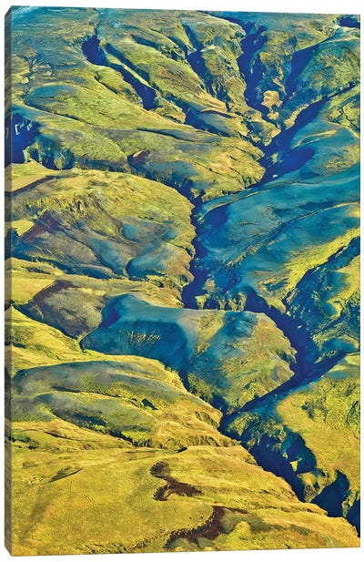 Iceland Volcanic Landscape Canvas Art Print - Mark Paulda