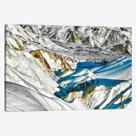 Iceland Glacier Valley Canvas Print #PAU312} by Mark Paulda Canvas Print