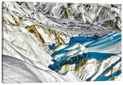 Iceland Glacier Valley Canvas Art Print - Iceland Art