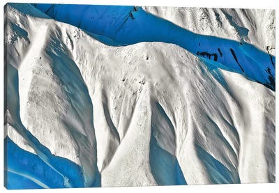 Glacier Mountain Ridge Canvas Art Print - Mark Paulda