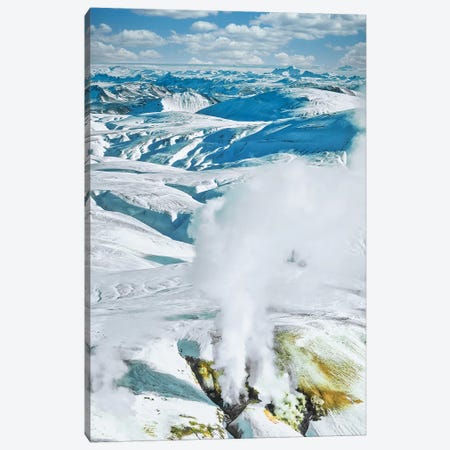Iceland Geyser Canvas Print #PAU319} by Mark Paulda Canvas Print