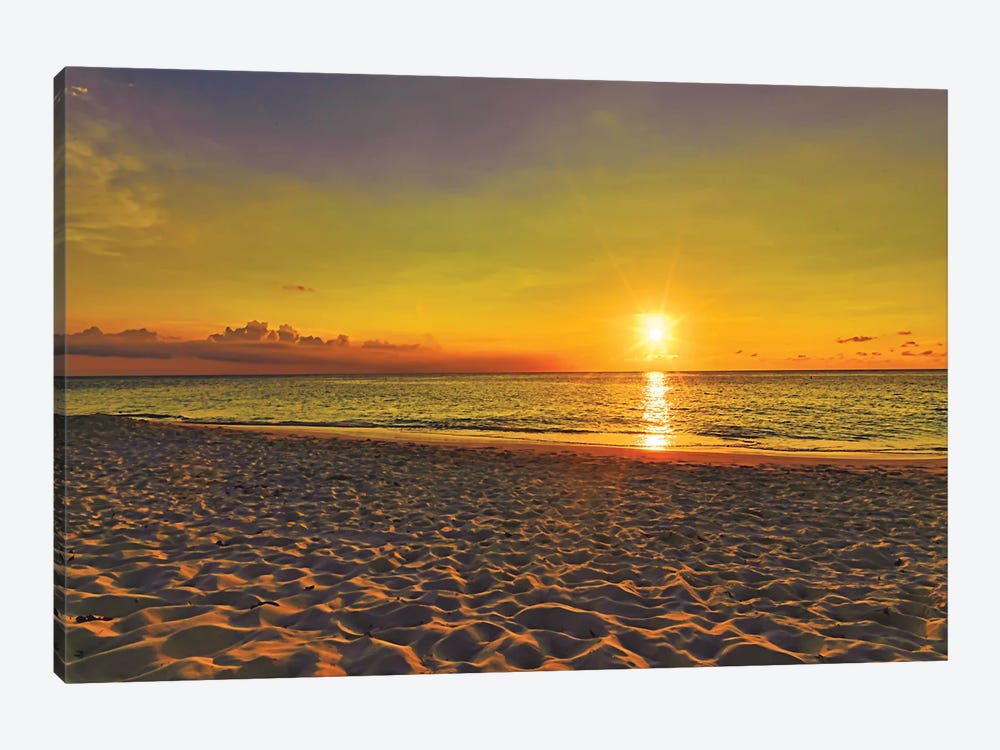 Aruba Golden Sunset by Mark Paulda 1-piece Canvas Artwork