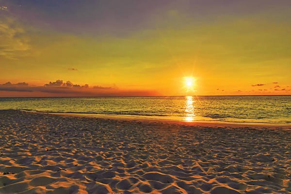 Aruba: Aruba Golden Sunset by Mark Paulda