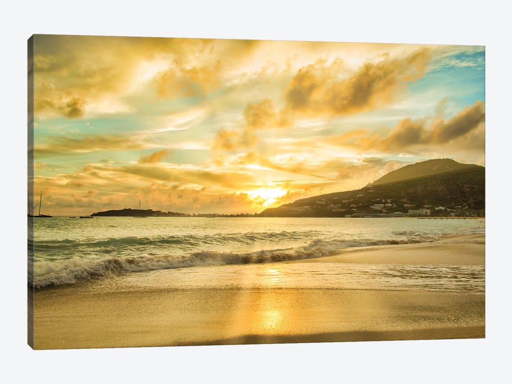 Caribbean Sunset by Mark Paulda 1-piece Art Print