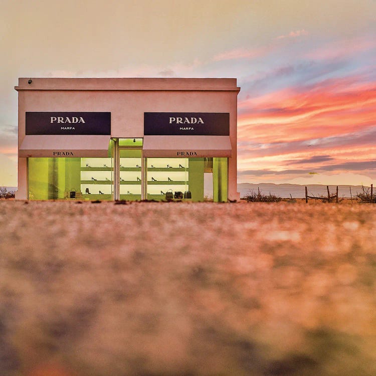 Prada Marfa Sunset