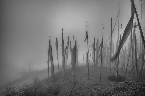 Bhutan: Bhutan Prayer Flags by Mark Paulda