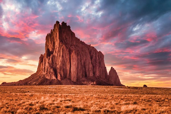 Mountain Sunrises & Sunsets: Shiprock by Mark Paulda
