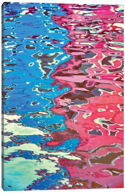 Abstract Water Reflection XV Canvas Art Print - Mark Paulda