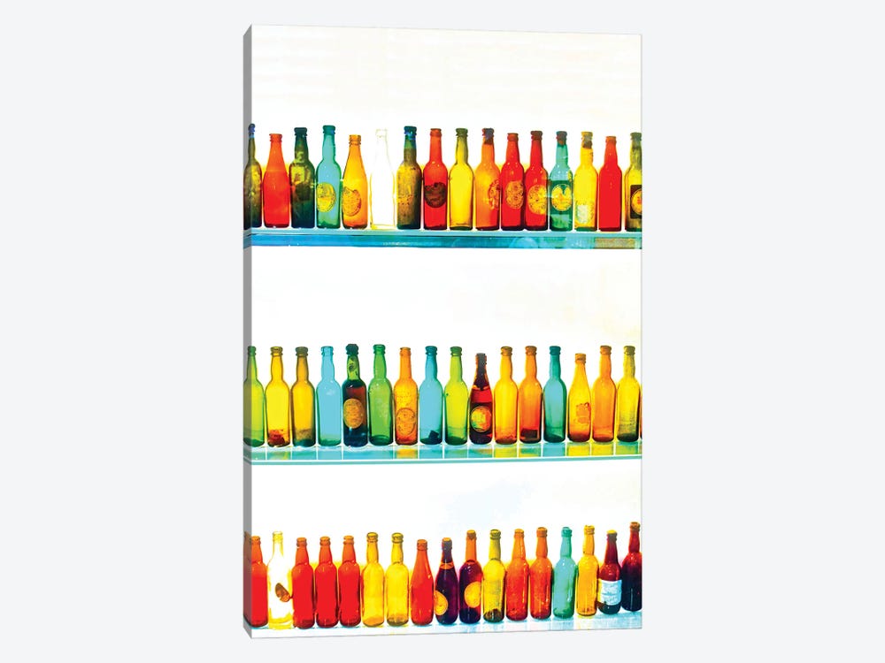 Colored Bottles by Mark Paulda 1-piece Canvas Art Print