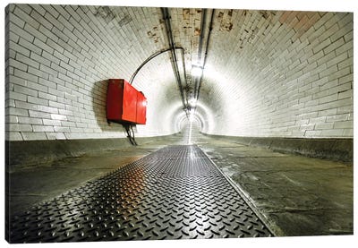 Greenwich Foot Tunnel Canvas Art Print - Tunnel & Subway Art