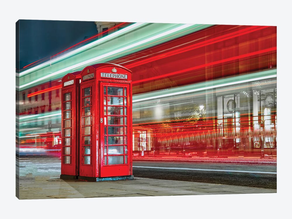 Red Phone Box by Mark Paulda 1-piece Art Print