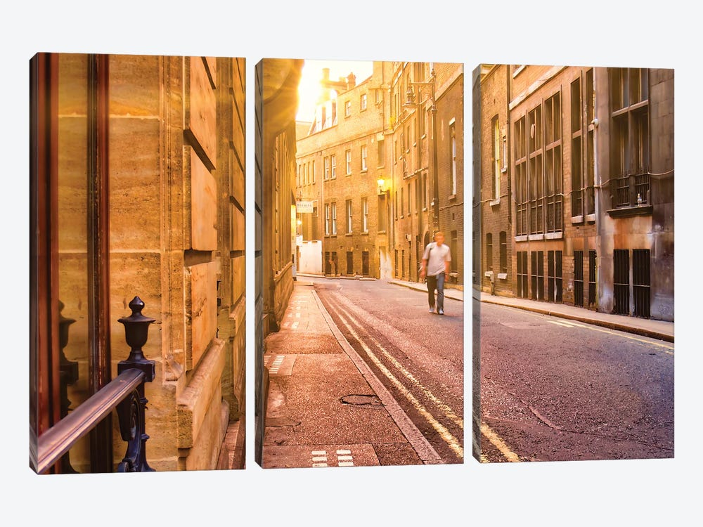 London Golden Afternoon by Mark Paulda 3-piece Canvas Wall Art