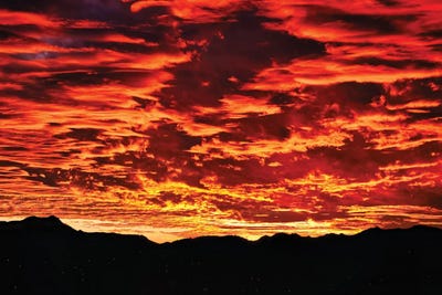 Fire In The Sky by Mark Paulda framed wall art