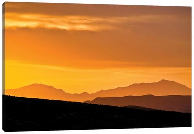 Mountain Layers Canvas Art Print - Mountains Scenic Photography