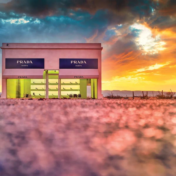 Canvas Print: Prada Marfa Texas by Mark Paulda