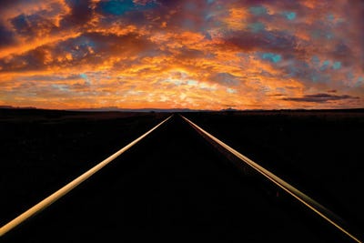 Walk The Line by Mark Paulda framed wall art