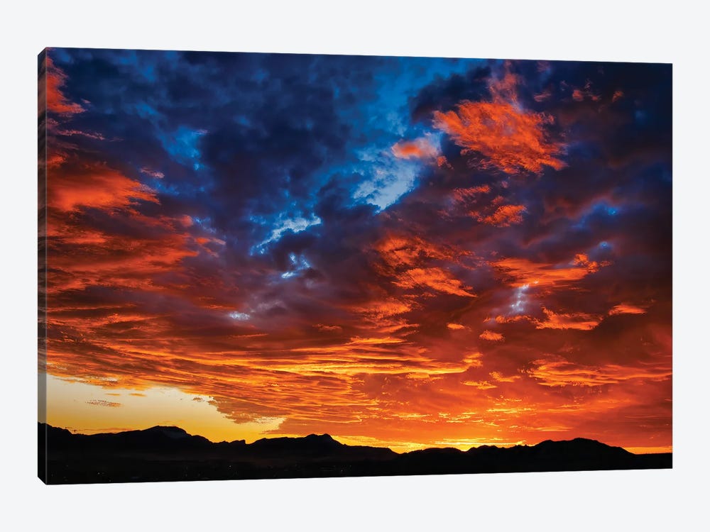 West Texas Epic Sunset by Mark Paulda 1-piece Canvas Print
