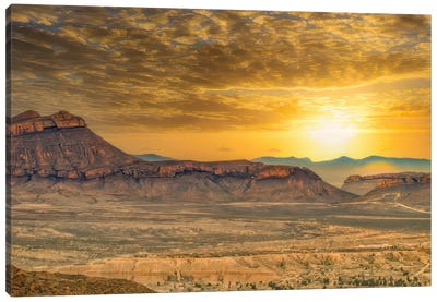 Western Rugged Beauty Canvas Art Print - Desert Landscape Photography