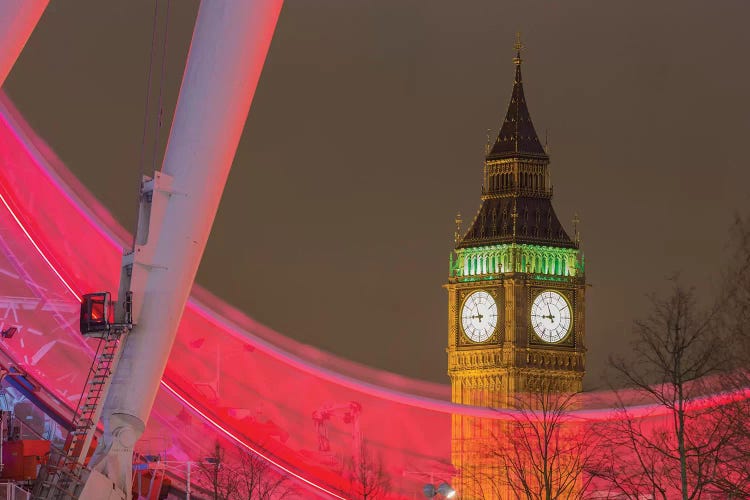 Big Ben And London Eye I