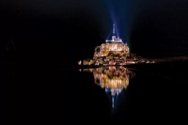Normandy: Mont Saint Michel Reflection by Mark Paulda
