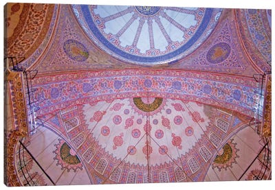 Blue Mosque, Istanbul, Turkey Canvas Art Print - Istanbul Art