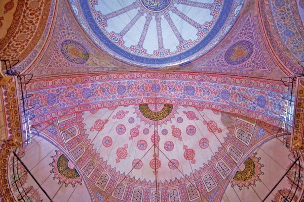 Interiors: Blue Mosque, Istanbul, Turkey by Mark Paulda