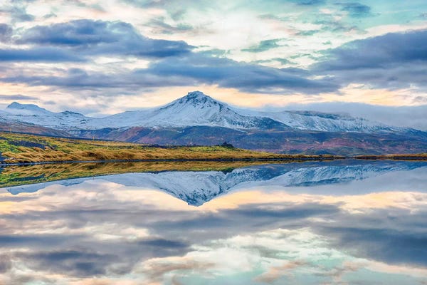 Snowy Mountains: Snaefellsnesvegur, Iceland III by Mark Paulda