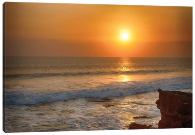 Bali Indian Ocean Sunset Canvas Art Print - Indonesia Art