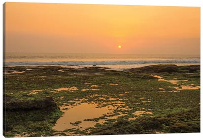 Bali Sunset Canvas Art Print - Beach Sunrise & Sunset Art