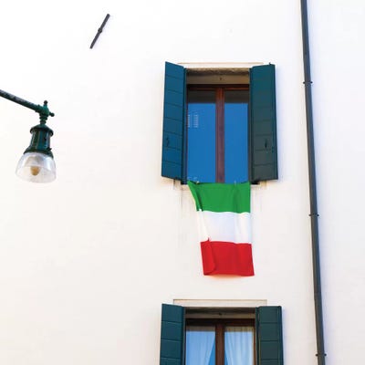 Venice, Italy, Italian Flag by Mark Paulda art print