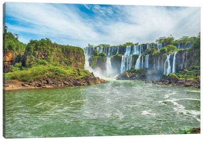 Iguazu Falls I Canvas Art Print - Waterfall Art