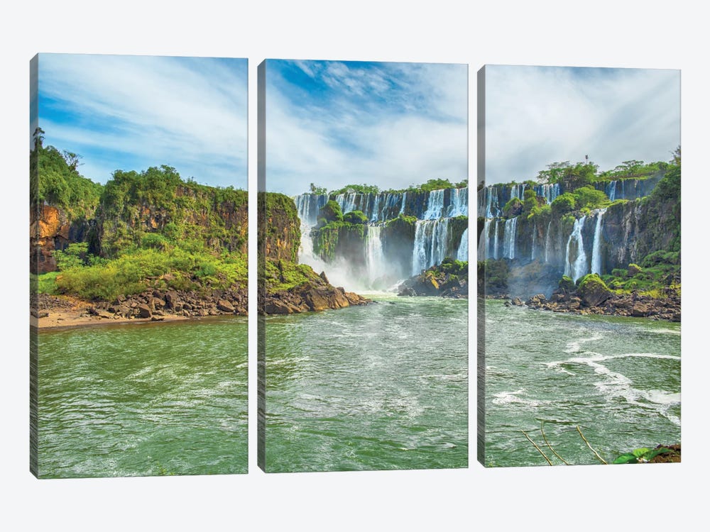 Iguazu Falls I 3-piece Canvas Art