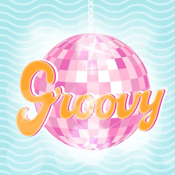 Disco Balls: Groovy Disco Ball by Martina Pavlova