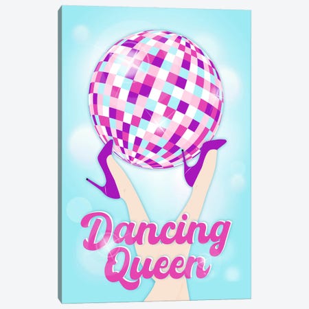 Dancing Queen Disco Ball Canvas Print #PAV1044} by Martina Pavlova Canvas Wall Art