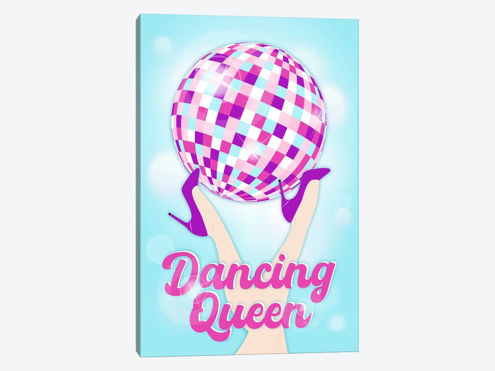 Dancing Queen Disco Ball by Martina Pavlova 1-piece Canvas Art Print