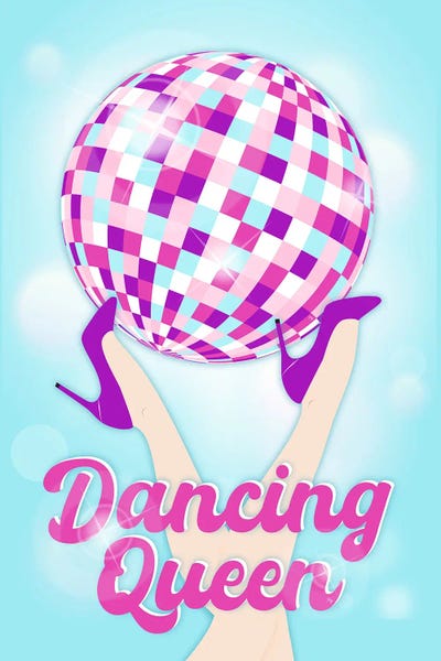 Disco Balls: Dancing Queen Disco Ball by Martina Pavlova