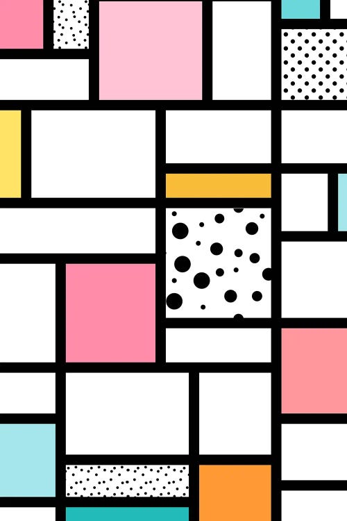 Abstract Geometry by Martina Pavlova wall art