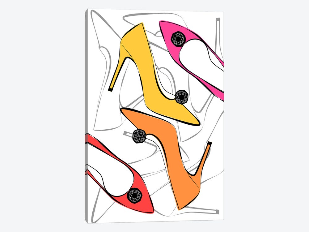 Happy Heels by Martina Pavlova 1-piece Canvas Artwork
