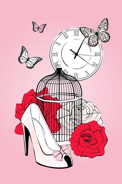 Fine Art Print: Romantic Cage by Martina Pavlova